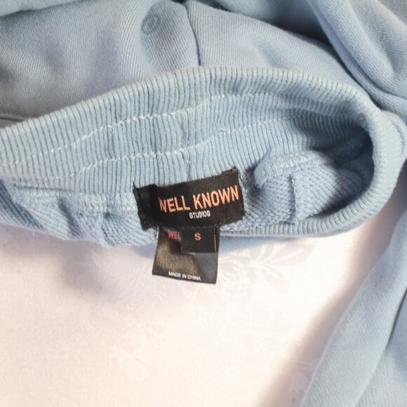Well Known Studios Light Blue Hoodie & Jogger Set – Women’s Small - Picture 10 of 11